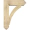 Ekena Millwork Thorton Arts and Crafts Rough Sawn Bracket w/ Offset Brace, Douglas Fir, 8"W x 26"D x 34"H BKT0806X26X34THR03RDF - alternate 2